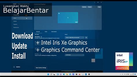 Cara Download Update Install Driver Cpu Gpu Intel Hd Iris Xe Graphic Dan Software Command