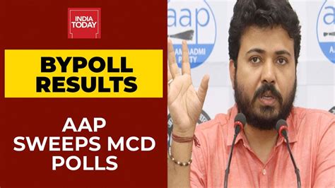 Aap Demands Early Mcd Polls After Bypoll Victory Party Wins Out Of