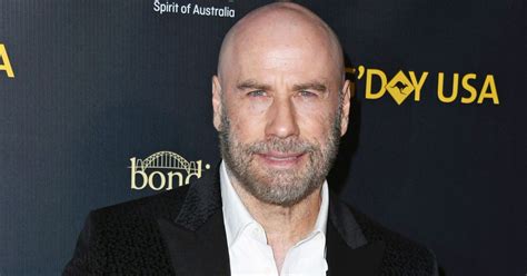 John Travolta Talks About His New Shaved Head John Travolta Shaved Head Man