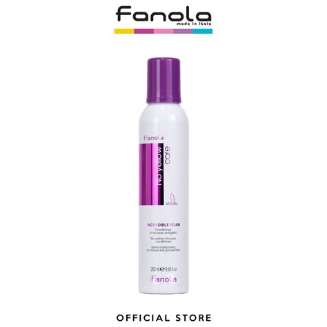 Fanola No Yellow Incredible Foam Conditioner 250ml Shopee Singapore