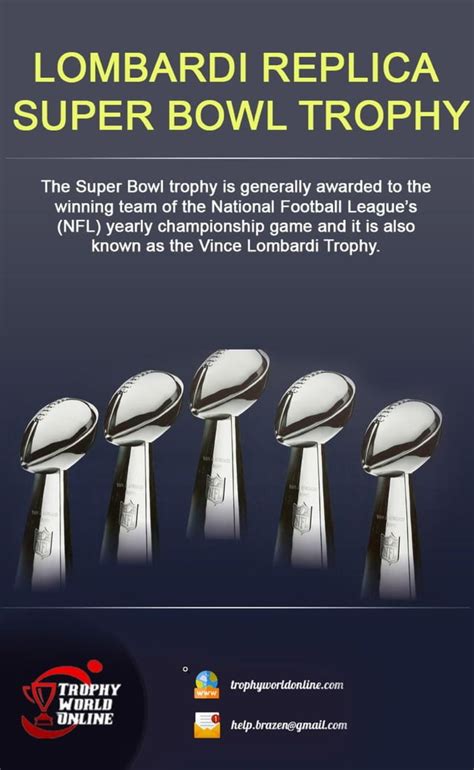 Lombardi replica super bowl trophy | PDF | Free Download