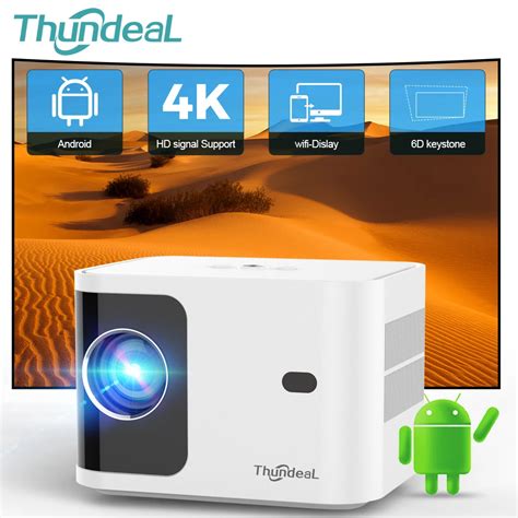 Thundeal Miniproyector Port Til Td Para Cine En Casa Dispositivo De