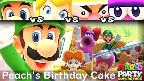 Mario Party Superstars Luigi Vs Peach Vs Wario Vs Birdo In Peach S