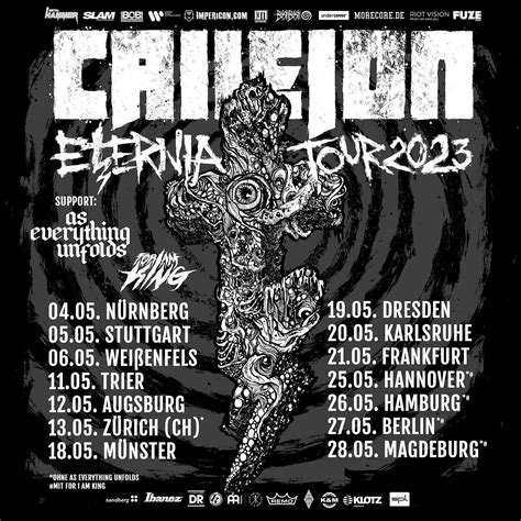 Callejon Eternia Tour 2023 Tickets Jetzt Auf MoreCore De Sichern