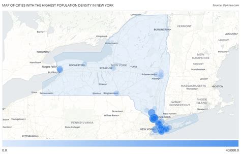 Highest Population Density In New York By City 2024 Zip Atlas