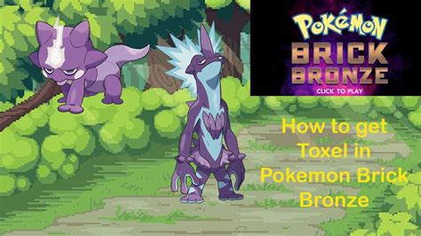 How To Get Toxel In Pokemon Brick Bronze YouTube