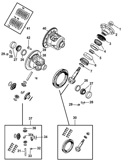2009 Dodge Ram 1500 Differential Assembly Mopar Parts Giant
