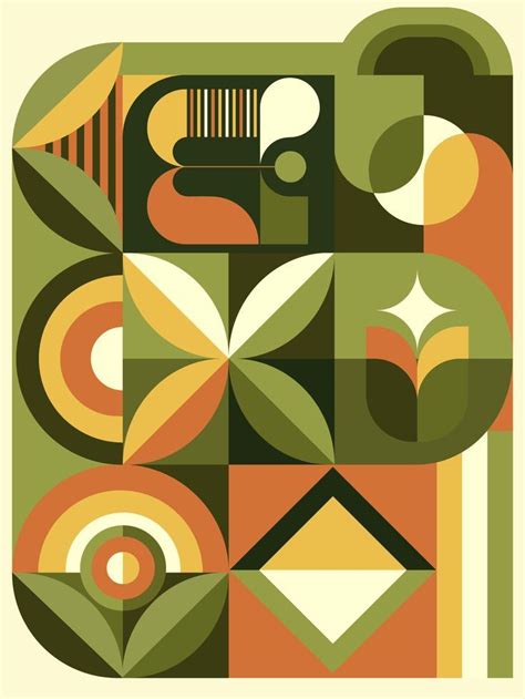 Geometric Poster Design Geometric Design Art Geometric Poster Design