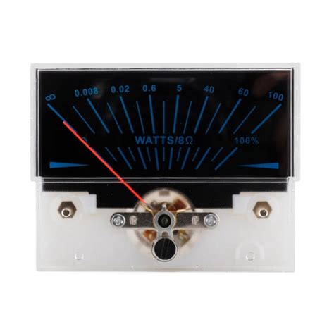 VU Meter Header With Backlit Audio DB Level Header Power Amplifier