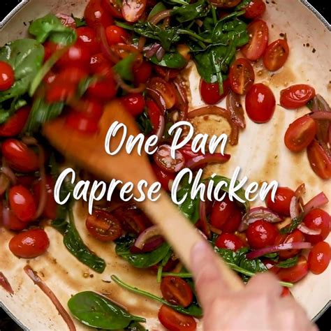 One Pan Caprese Chicken Artofit