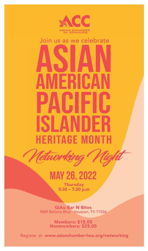 Join Our Asian Chamber Networking Event Tomorrow 326 In Celebrating