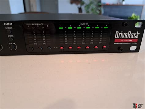 DBX VENU360 3x6 Loudspeaker Management System DSP With DBX RTA M