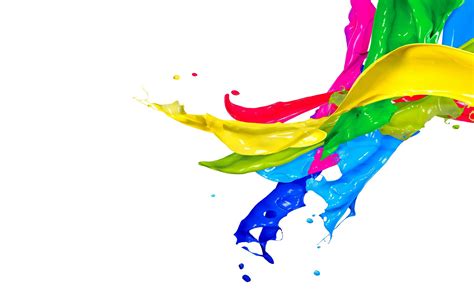 Colorful Paint Splash Background