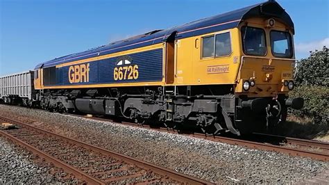 25 08 22 Class 66 66726 Sheffield Wednesday Penmaenmawr Quarry