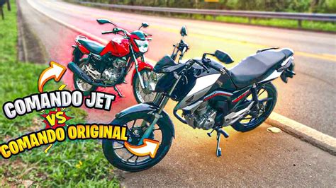 TITAN 160 COMANDO ORIGINAL VS START COMANDO JET YouTube