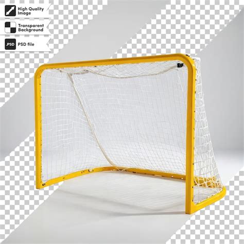 PSD Football Hockey Goal Net On Transparent Background With Editable