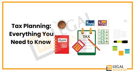 Importance Of Tax Planning You Need To Know Legal Window