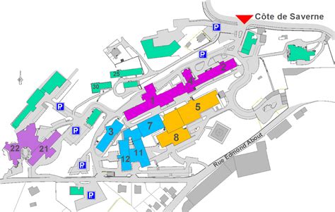 Accès et plans Centre hospitalier de Saverne