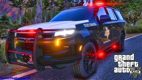 Playing Gta 5 As A Police Officer Highway Patrol Texas Gta 5 Lspdfr Mod 4k Youtube