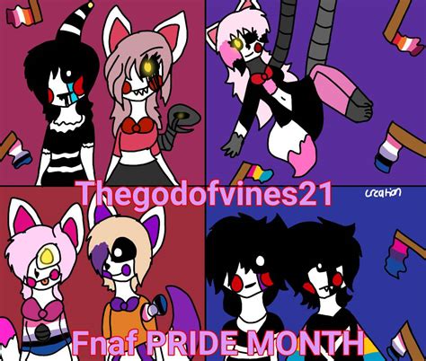 Fnaf Pride Month Thegodofvines21 By Thegodofvines21 On Deviantart