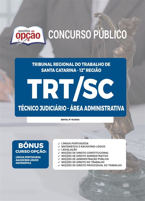 Apostila Trt Sc T Cnico Judici Rio Rea Administrativa