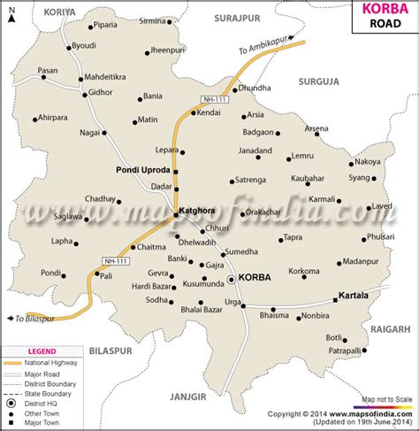 Korba Road Map