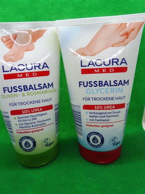 2 x Ombia Med Lacura Med 10 UREA Fußbalsam á 150 ml eBay