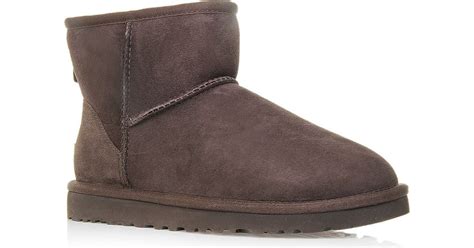 Ugg Classic Mini Sheepskin Boots In Brown Lyst