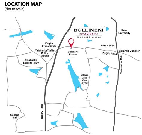 Bollineni Astra Location Map Kogilu Bangalore