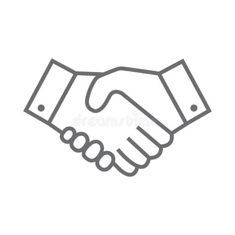 Handshake Icon Simple Vector Illustration Deal Or Partner Agreement