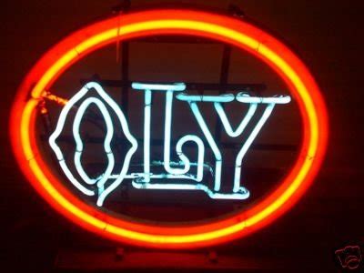 ANTIQUE OLY NEON BEER SIGN | #42598866