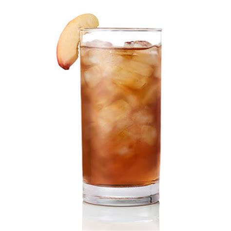 Refreshing Ginger Peach Iced Tea Cocktails Bartesian