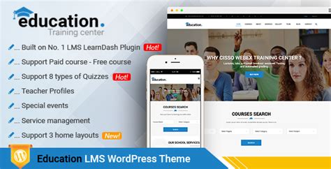 Education - LMS Responsive WordPress Theme by truemart | ThemeForest