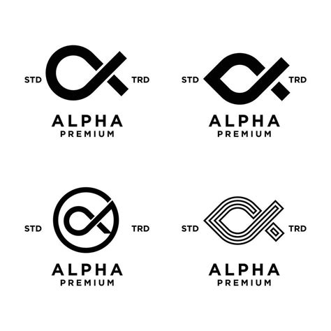 Alpha Letter Logo Icon Design Illustration 36183361 Vector Art At Vecteezy