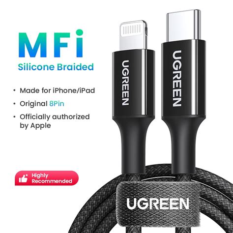 Ugreen Mfi W Pd Usb C To Lightning Cable For Iphone Pro