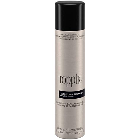 Toppik Colored Hair Thickener Black Shop Hair Thickener Exclusive