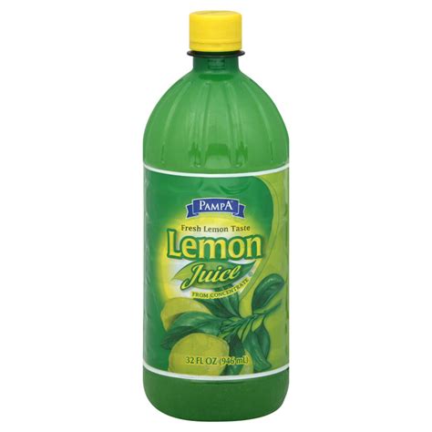 Pampa Lemon Juice 32 Fl Oz 946 Ml Reviews 2019