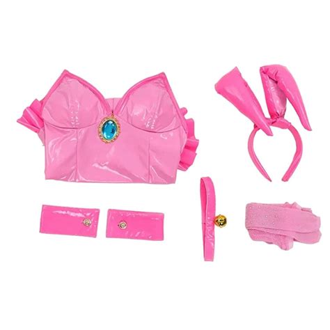 Latex Peach Onesie Cosplay Ddlg Playground