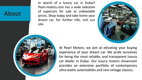 Ppt Dubai Supercar Dealership Pearl Powerpoint