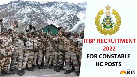 ITBP Recruitment 2022 For Head Constable HC And Constable Posts