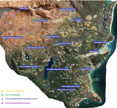 Forza Horizon 3 Map Votre Guide Pour Trouver Les Trésors Cachés