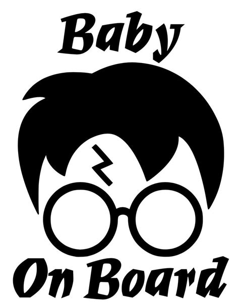 Harry Potter Baby on Board Decal by BlessYourHrtDsgns on Etsy | Harry ...