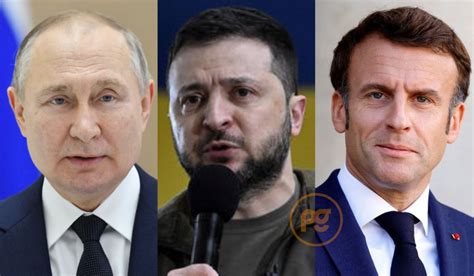 Macron Wasting Time On Useless Dialogue With Putin Says Zelensky