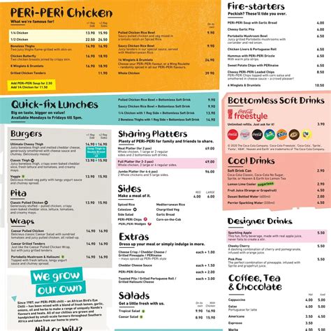 Nandos Menu Malaysia Latest Prices 2024