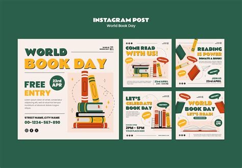 Premium Psd World Book Day Template Design