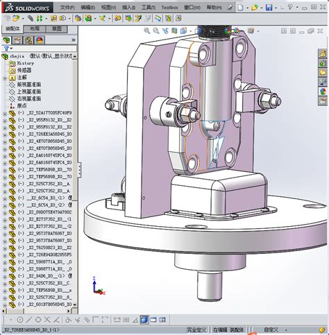 数控车床液压夹具3d模型图纸 Solidworks设计 附stp Keryi