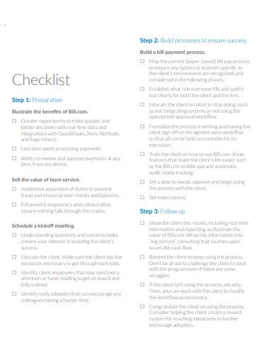 Client Onboarding Checklist - 10+ Examples, Format, How To Prepare, Pdf