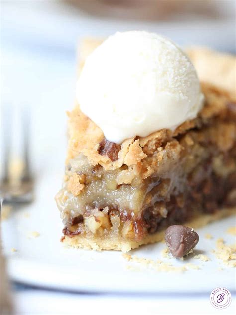 Chocolate Chip Cookie Pie - Belly Full