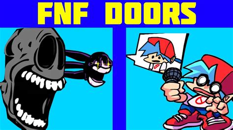 Friday Night Funkin Vs Doors Rush Full Week Fnf Mod Playing Fnf