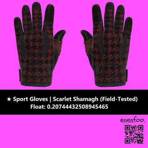 SPORT GLOVES SCARLET SHAMAGH FT FIELD TESTED CS2 SKINS KNIFE ITEMS CSGO